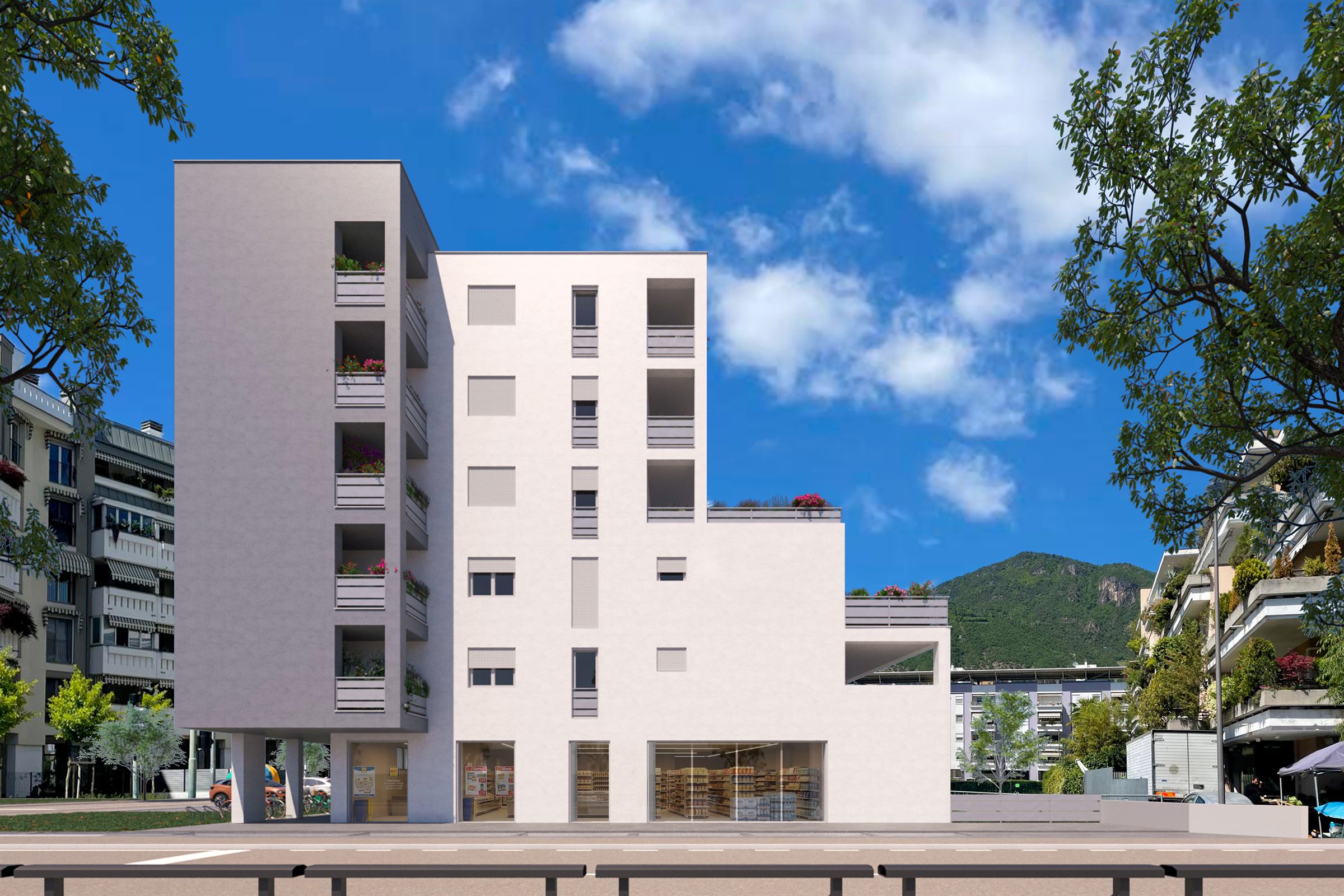 Vista esterna del progetto